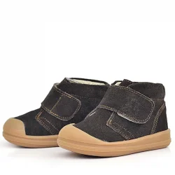 Rakerplus Yoohoo Hakiki Deri Kahverengi Cırtlı Unisex Bebek Bot