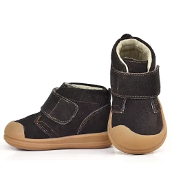 Rakerplus Yoohoo Hakiki Deri Kahverengi Cırtlı Unisex Bebek Bot