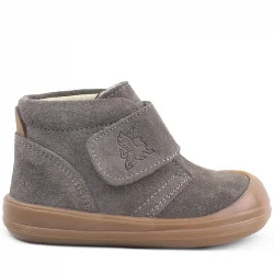 Rakerplus Yoohoo Hakiki Deri Kum Rengi Cırtlı Unisex Bebek Bot