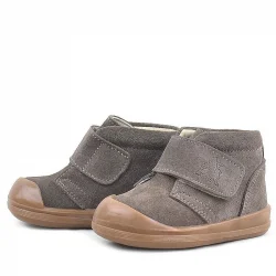 Rakerplus Yoohoo Hakiki Deri Kum Rengi Cırtlı Unisex Bebek Bot