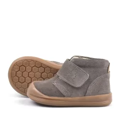 Rakerplus Yoohoo Hakiki Deri Kum Rengi Cırtlı Unisex Bebek Bot