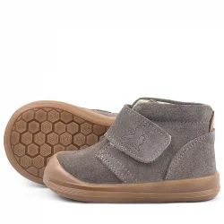 Rakerplus Yoohoo Hakiki Deri Kum Rengi Cırtlı Unisex Bebek Bot