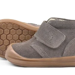 Rakerplus Yoohoo Hakiki Deri Kum Rengi Cırtlı Unisex Bebek Bot