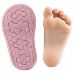 Rakerplus Yoohoo Hakiki Deri Nar Çiçeği Pembe Cırtlı Kız Bebek Bot