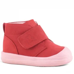 Rakerplus Yoohoo Hakiki Deri Nar Çiçeği Pembe Cırtlı Kız Bebek Bot