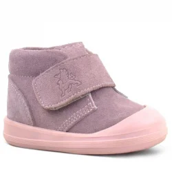 Rakerplus Yoohoo Hakiki Deri Pembe Cırtlı Kız Bebek Bot