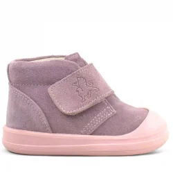 Rakerplus Yoohoo Hakiki Deri Pembe Cırtlı Kız Bebek Bot