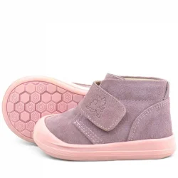 Rakerplus Yoohoo Hakiki Deri Pembe Cırtlı Kız Bebek Bot