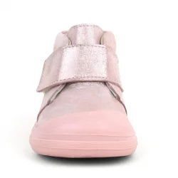 Rakerplus Yoohoo Hakiki Deri Pembe Simli Cırtlı Kız Bebek Bot