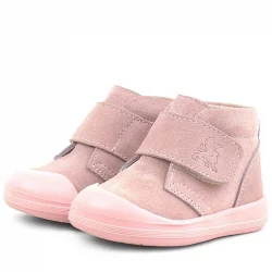 Rakerplus Yoohoo Hakiki Deri Pudra Cırtlı Kız Bebek Bot