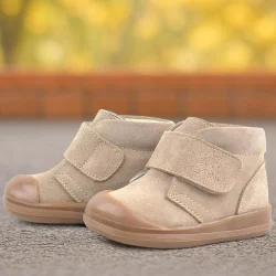 Rakerplus Yoohoo Hakiki Deri Vizon Cırtlı Unisex Bebek Bot