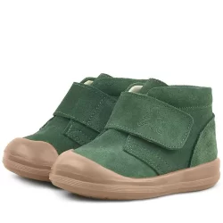 Rakerplus Yoohoo Hakiki Deri Yeşil Cırtlı Unisex Bebek Bot