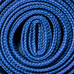 Saks Mavisi 1 cm Kalınlığında 1 Çift Yassı Spor Ayakkabı Bağcığı