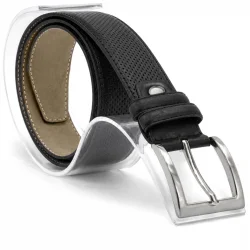 Siyah Mat 3 cm Klasik Metal Tokalı Erkek Çocuk Kemer