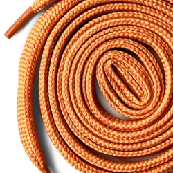 Turuncu 1 cm Kalınlığında 1 Çift Yassı Spor Ayakkabı Bağcığı