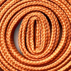 Turuncu 1 cm Kalınlığında 1 Çift Yassı Spor Ayakkabı Bağcığı