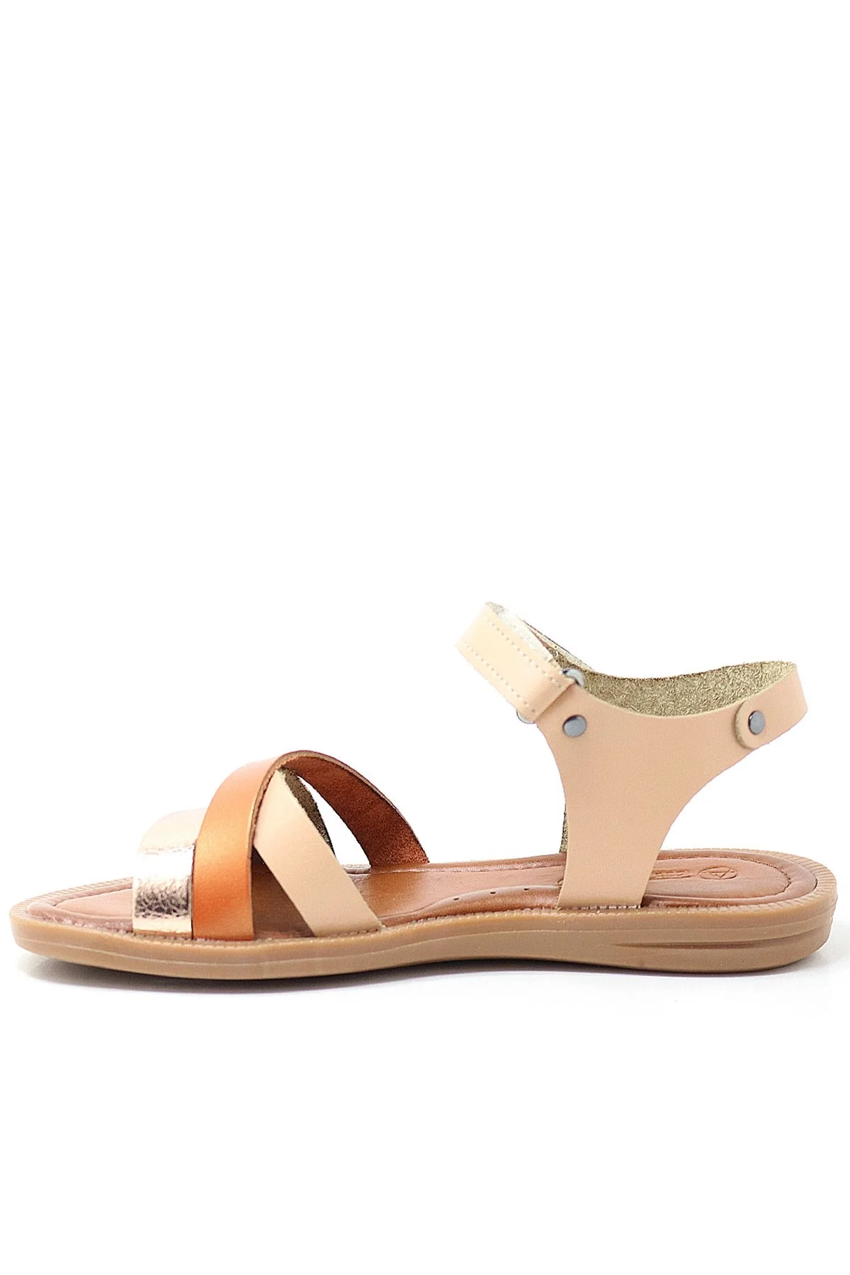 Artico Alexia Hakiki Deri Vaketa Taba Kız Çocuk Sandalet