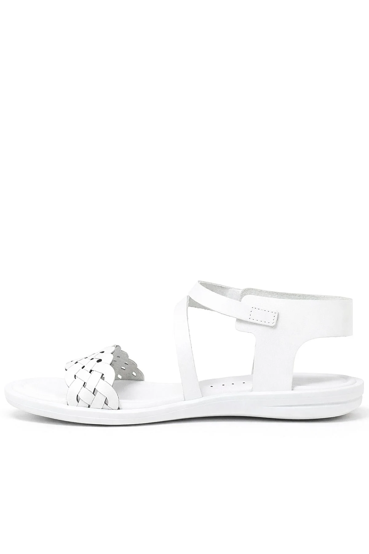 Artico Etoile Hakiki Deri Beyaz Vaketa Kız Çocuk Sandalet