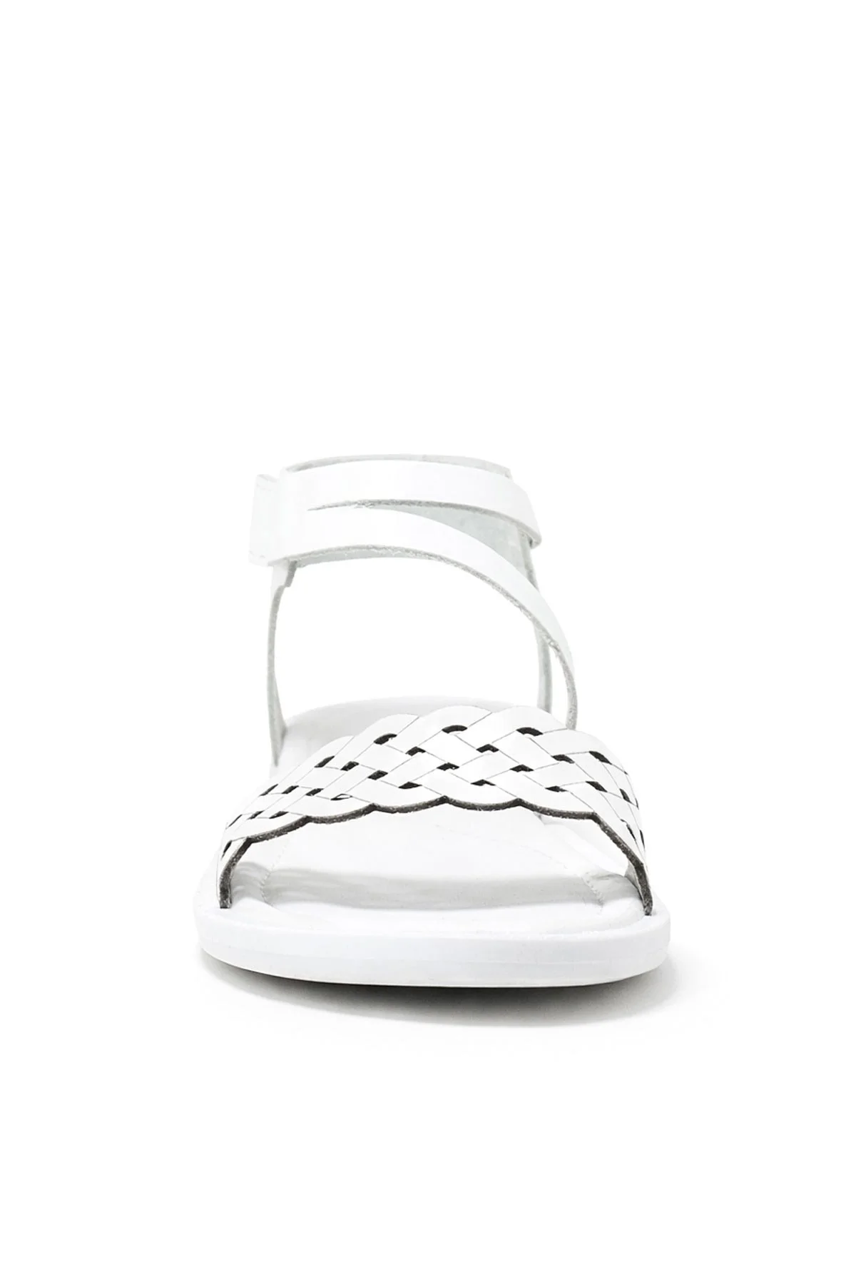 Artico Etoile Hakiki Deri Beyaz Vaketa Kız Çocuk Sandalet