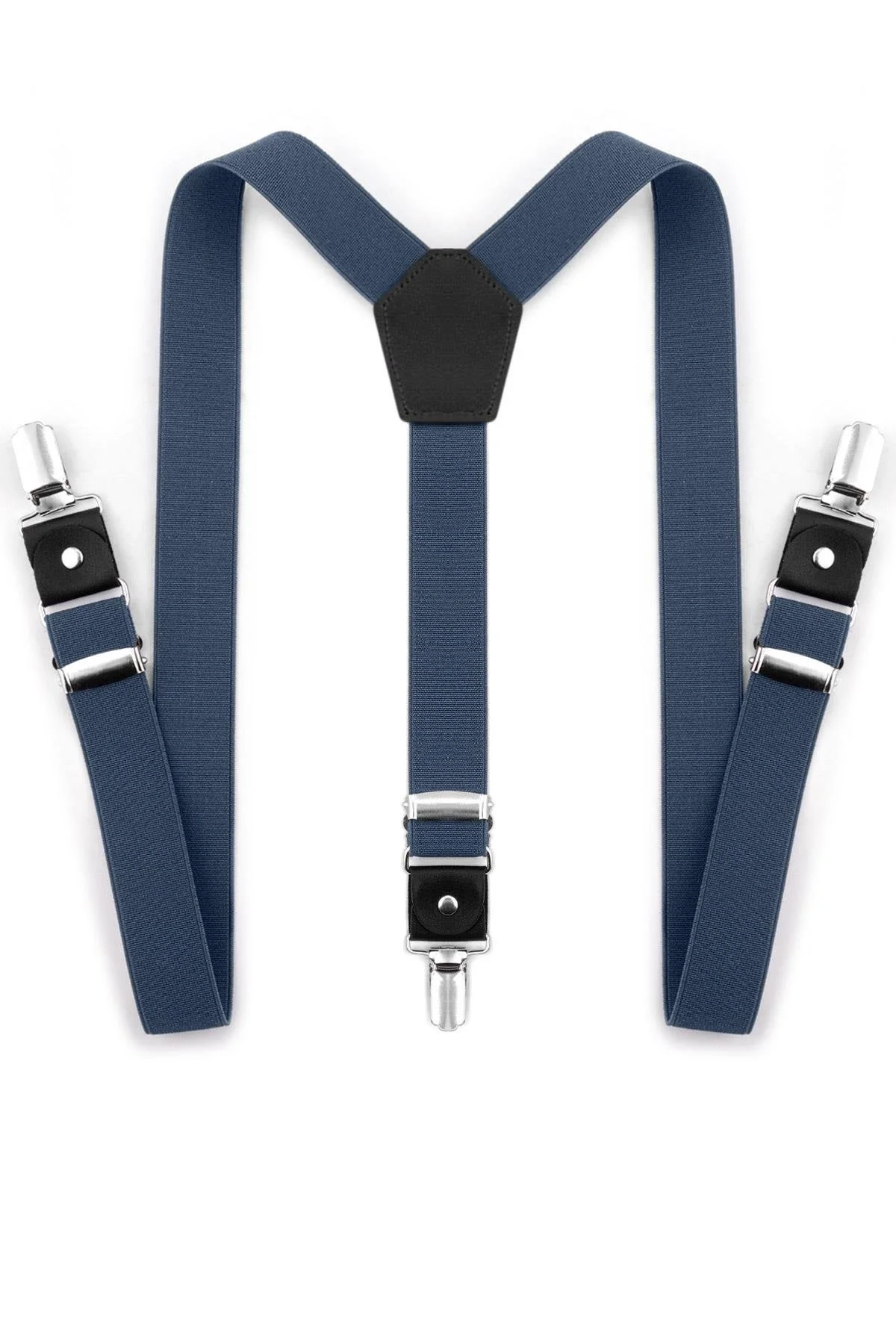 Ayarlanabilir Klipsli Lacivert Çocuk Kemer Pantolon Askısı