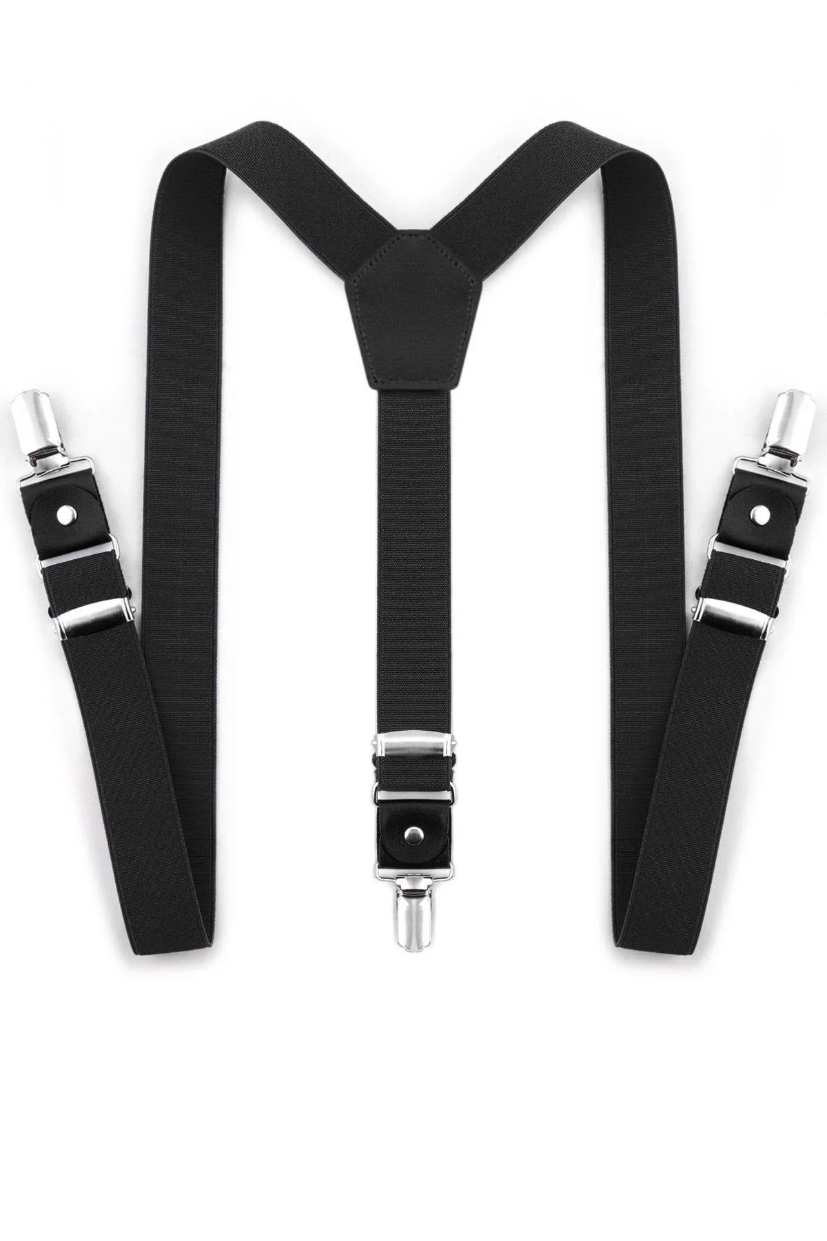 Ayarlanabilir Klipsli Siyah Çocuk Kemer Pantolon Askısı