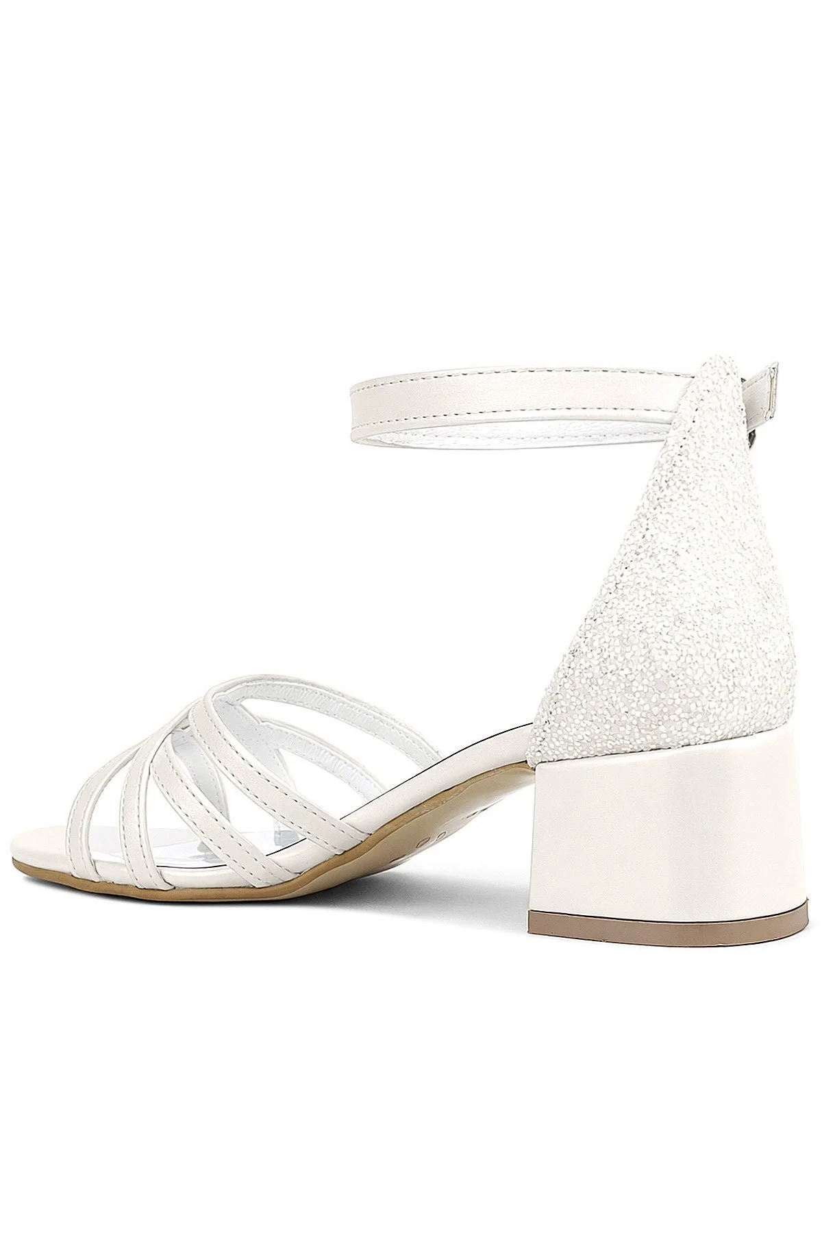 Belle Sedef Kalın Topuklu Kız Çocuk Abiye Ayakkabı