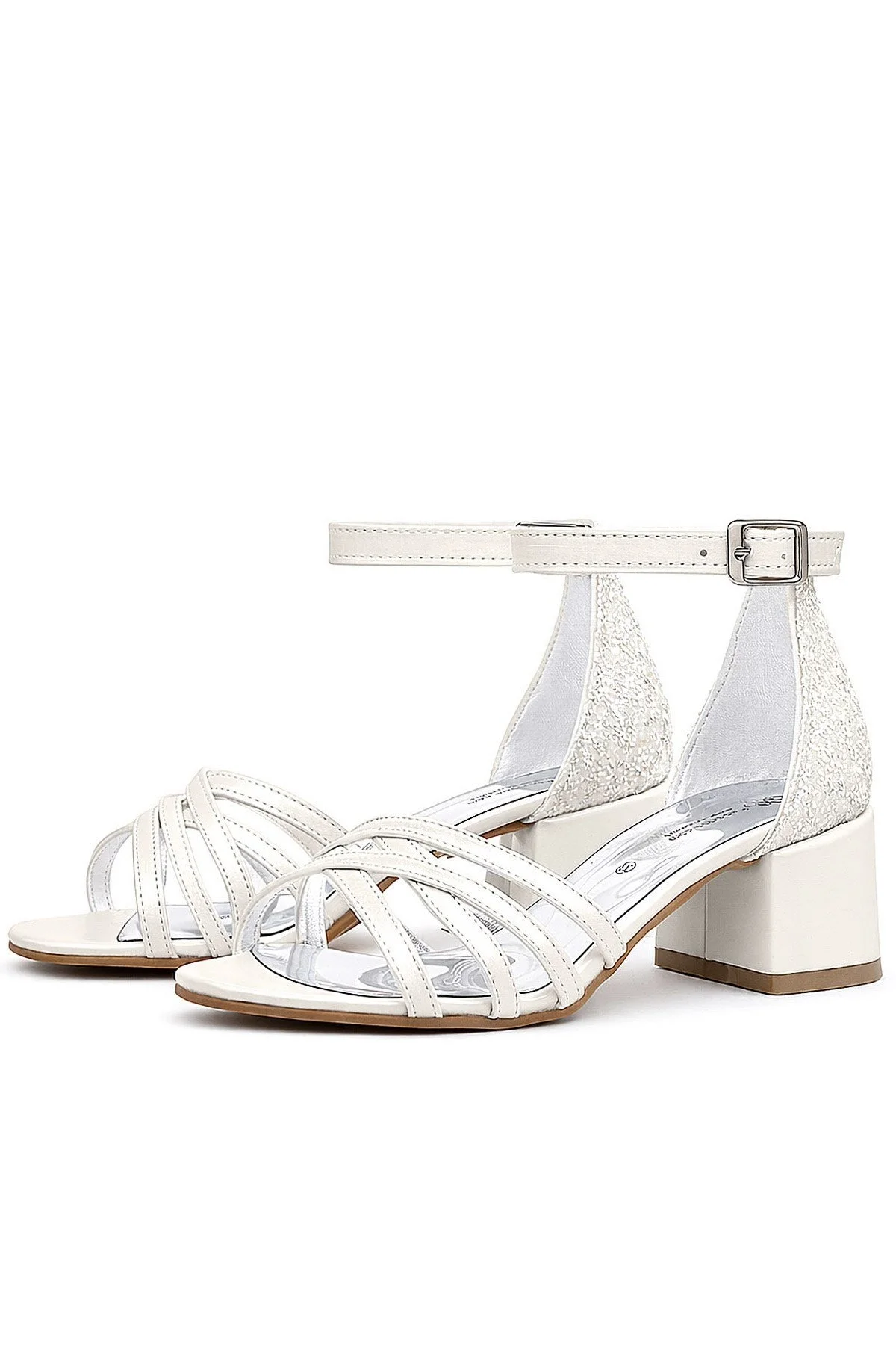 Belle Sedef Kalın Topuklu Kız Çocuk Abiye Ayakkabı