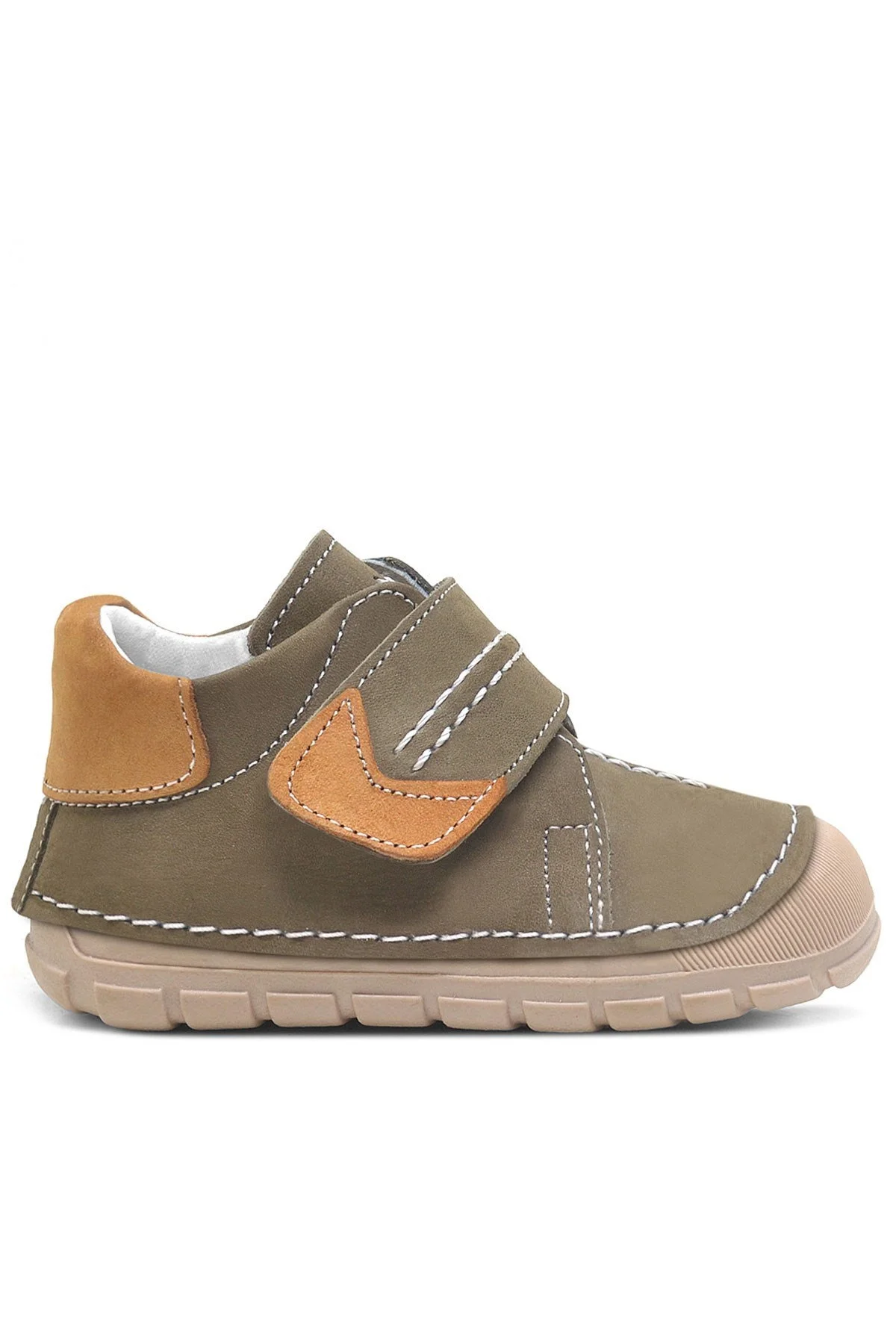 Hakiki Deri Haki Cırtlı Mevsimlik Erkek Bebek Ayakkabı