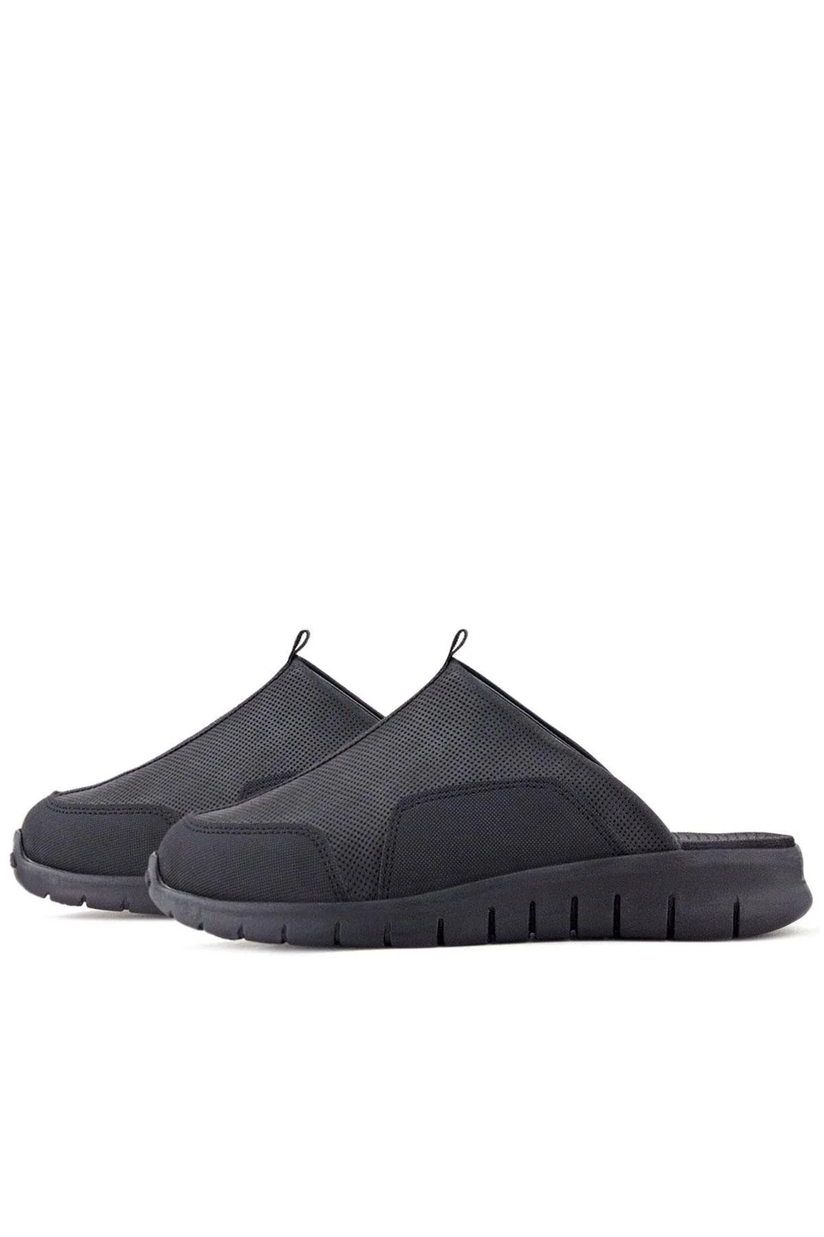 Heep Medikal Hakiki Deri Siyah Comfort Spor Terlik