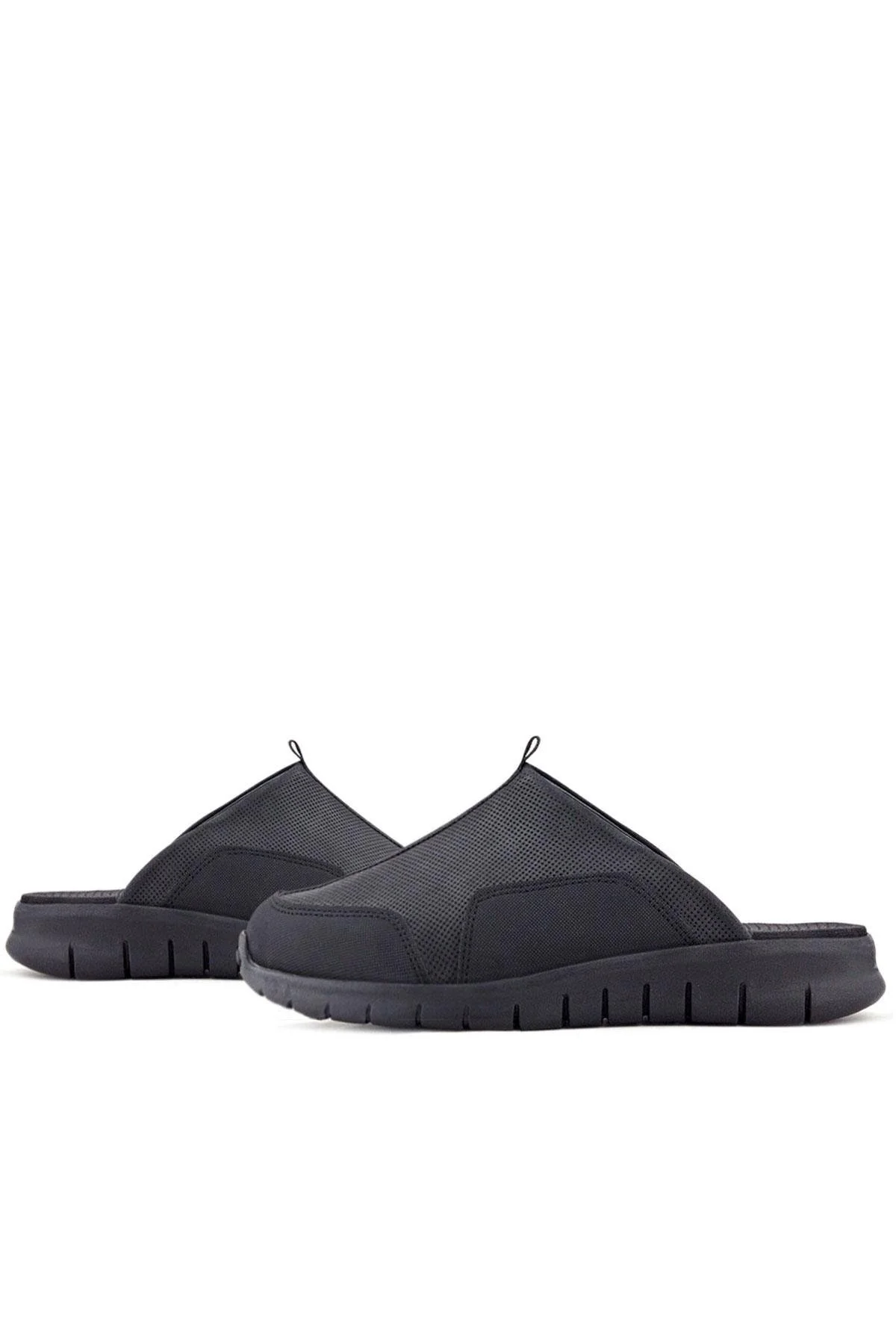 Heep Medikal Hakiki Deri Siyah Comfort Spor Terlik