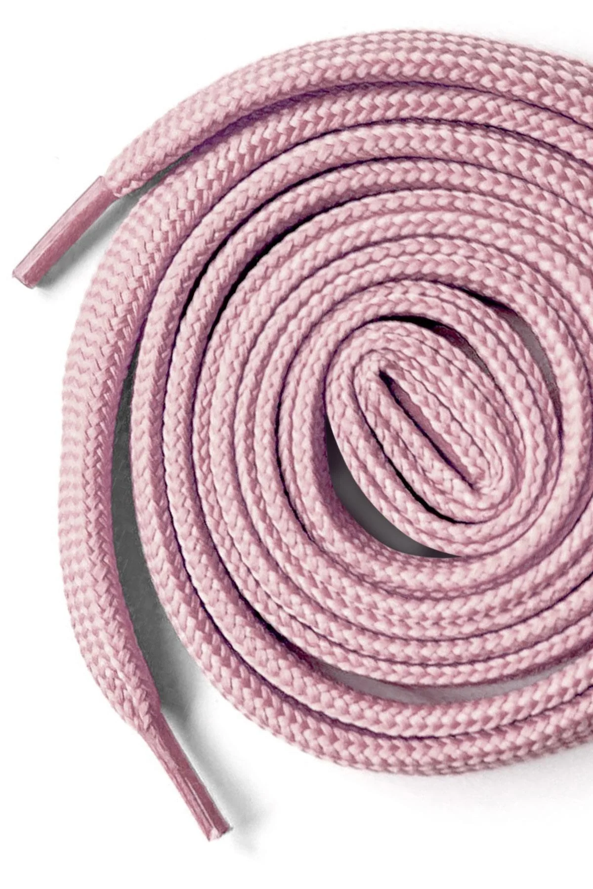 Pudra Pembe 1 cm Kalınlığında 1 Çift Yassı Spor Ayakkabı Bağcığı