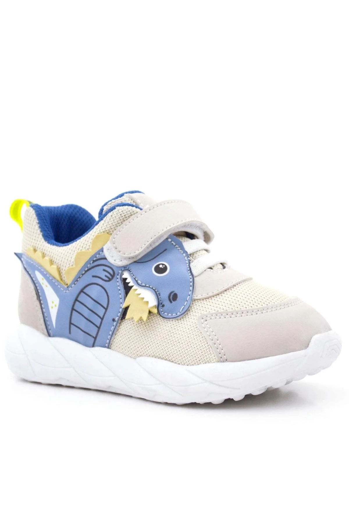 Rakerplus Barefoot Krem Dinazorlu Cırtlı Lastikli Çocuk Spor Ayakkabı