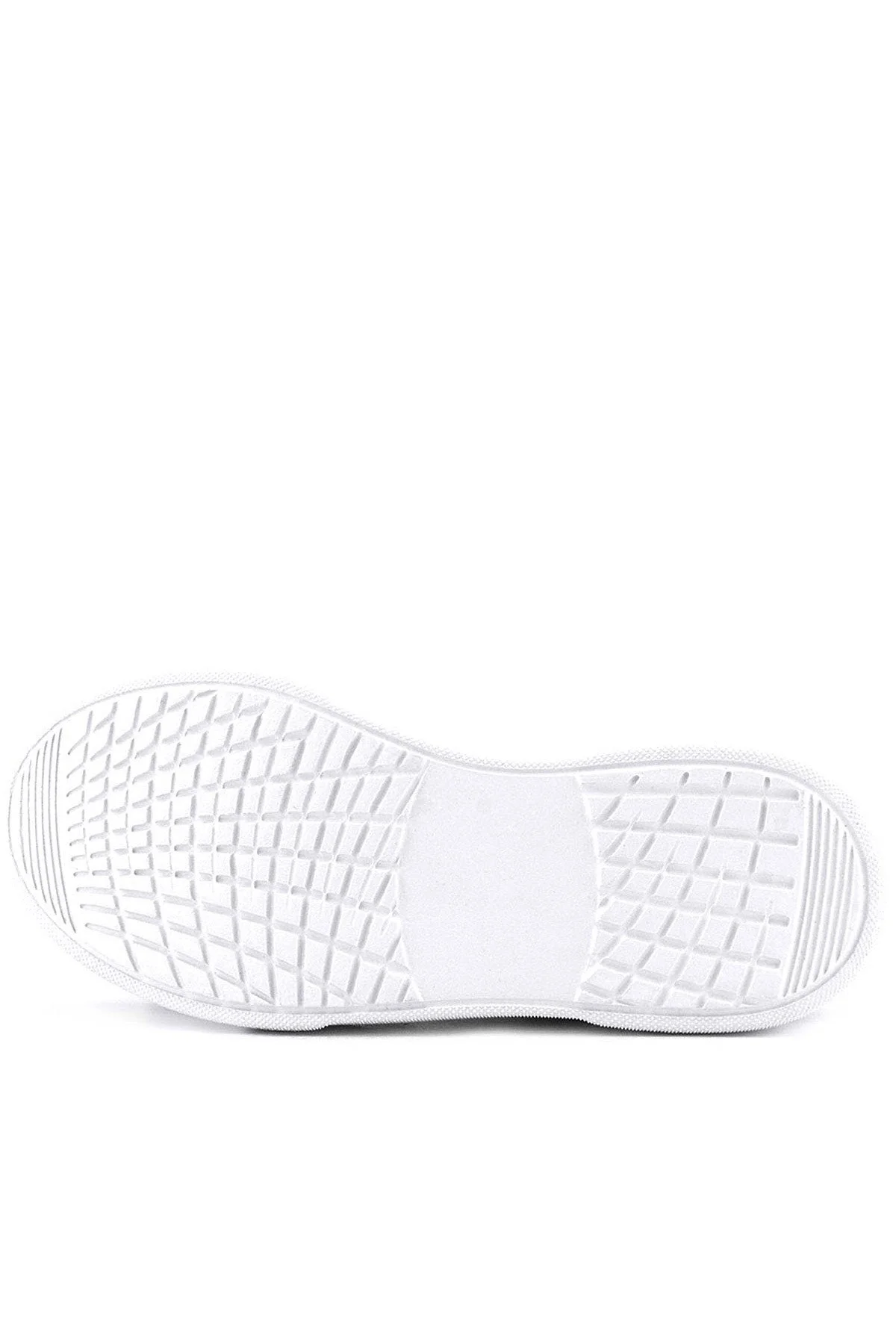 Rakerplus Beyaz Cilt Bağcıklı Hafif Tabanlı Çocuk Spor Ayakkabı