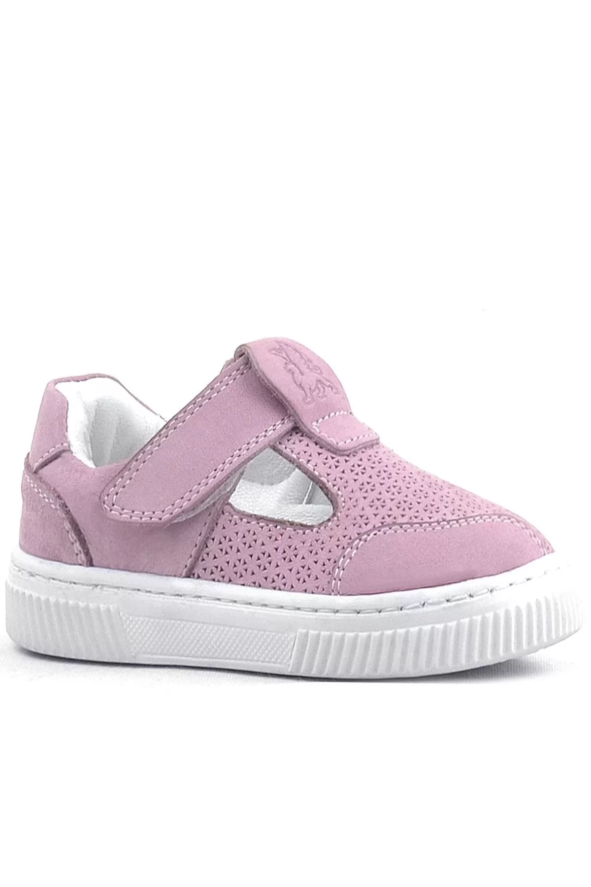 Rakerplus Bheem Hakiki Deri Pudra Cırtlı Bebek Sneaker Sandalet