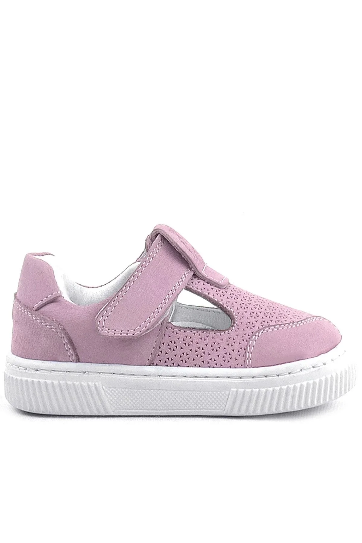 Rakerplus Bheem Hakiki Deri Pudra Cırtlı Bebek Sneaker Sandalet