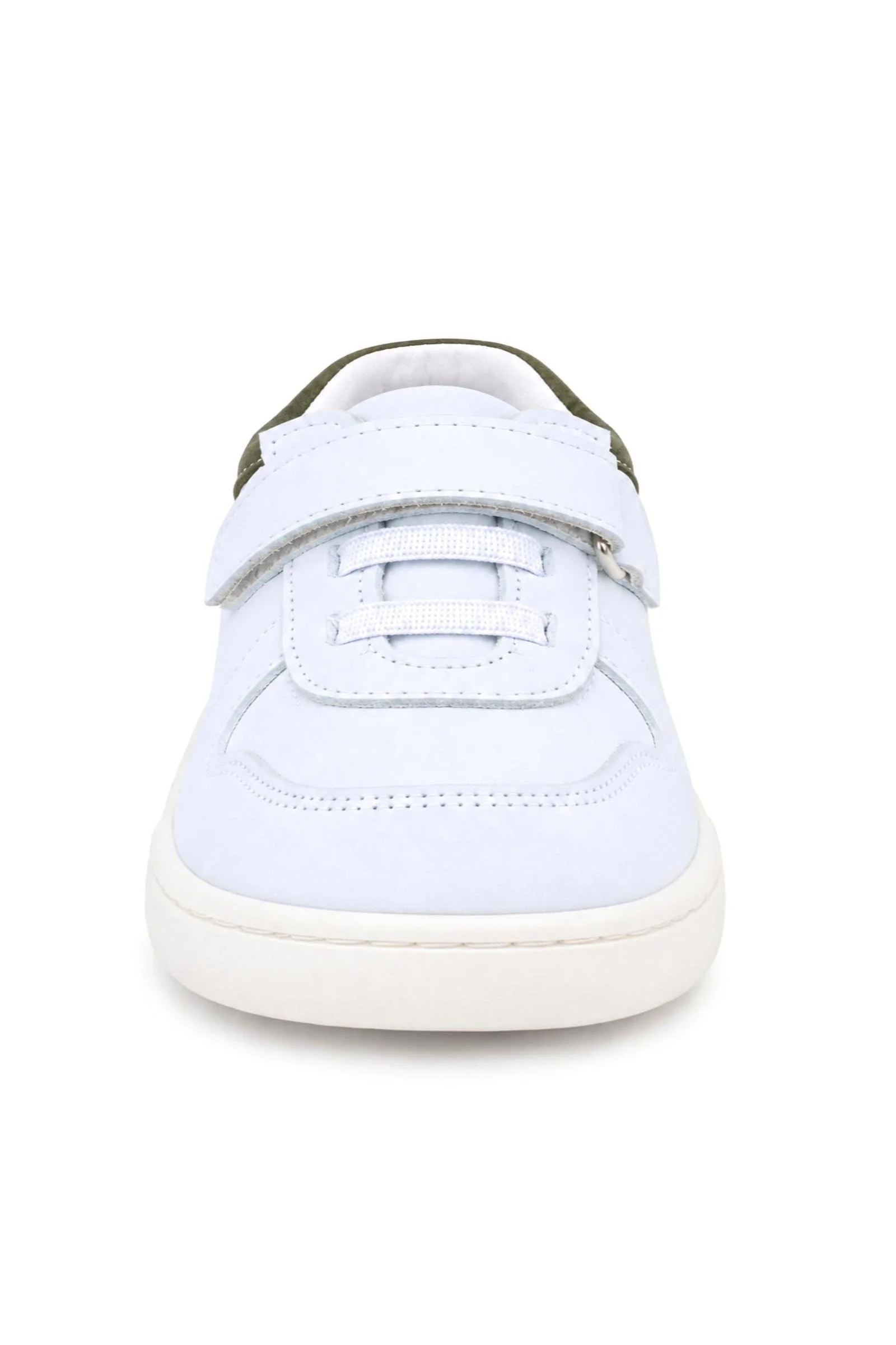 Rakerplus Bob Beyaz Nubuk Haki Hakiki Deri Bebek Sneaker Ayakkabı