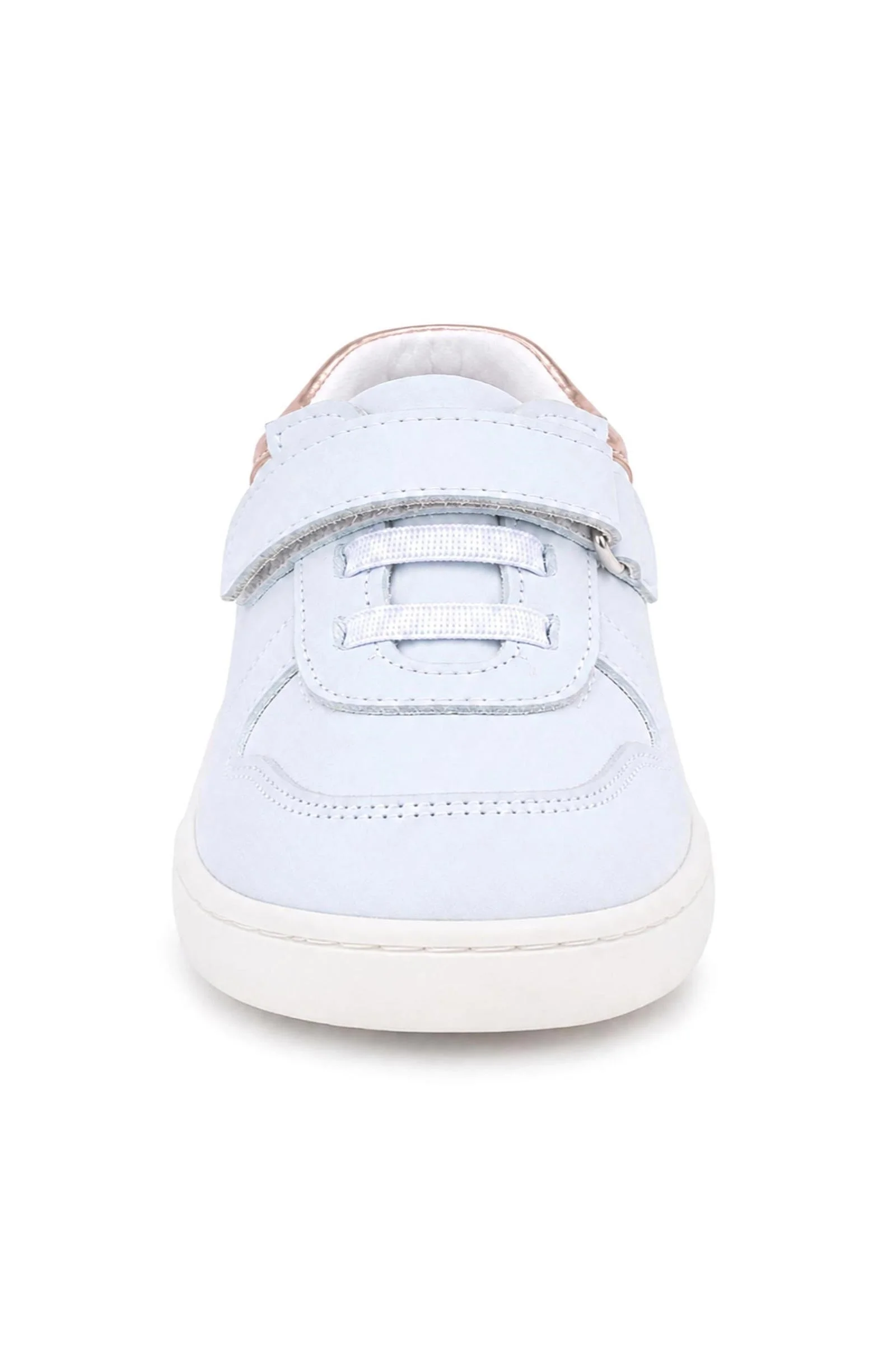 Rakerplus Bob Hakiki Deri Beyaz Nubuk Bakır Cırtlı Bebek Sneaker Ayakkabı