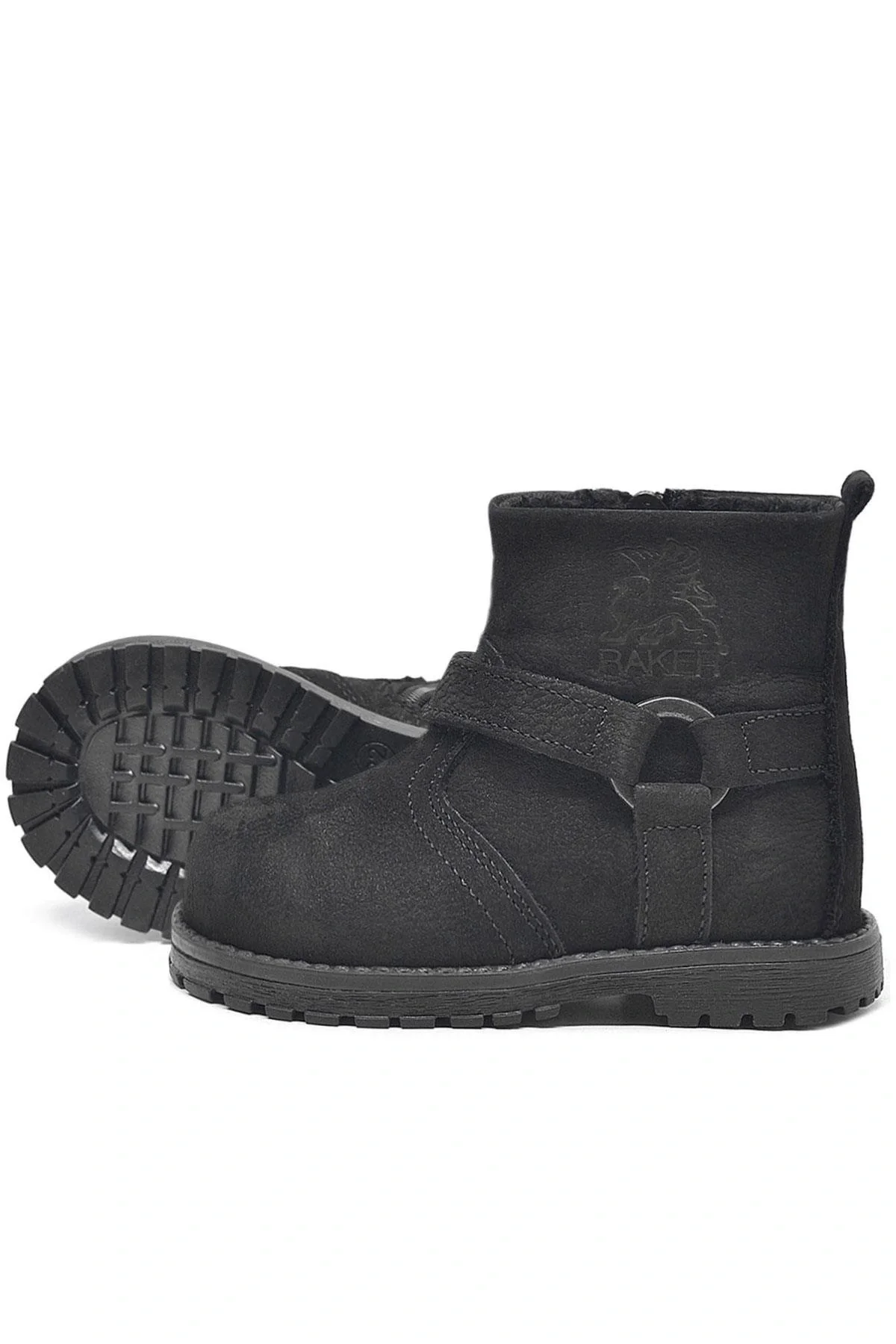 Rakerplus Chiron Hakiki Deri Fermuarlı Kışlık Bebek Bot