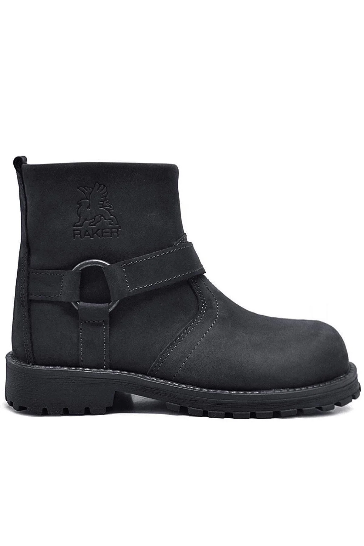 Rakerplus Chiron Hakiki Deri Fermuarlı Kışlık Çocuk Bot