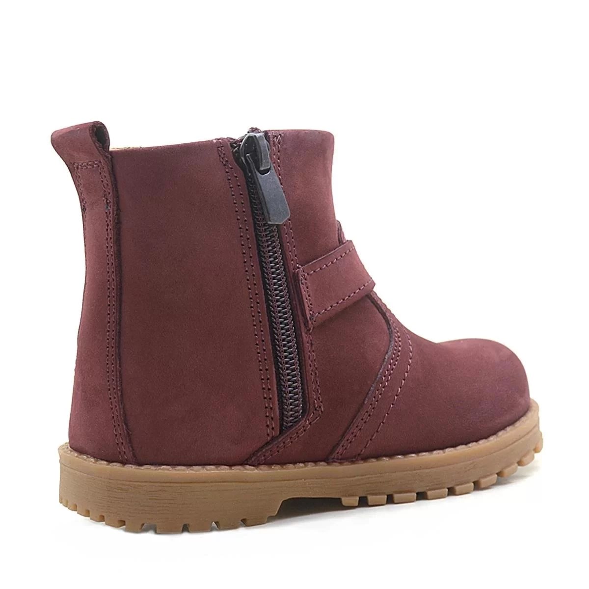 Rakerplus Chiron Hakiki Deri Fermuarlı Kürklü Unisex Bebek Bot