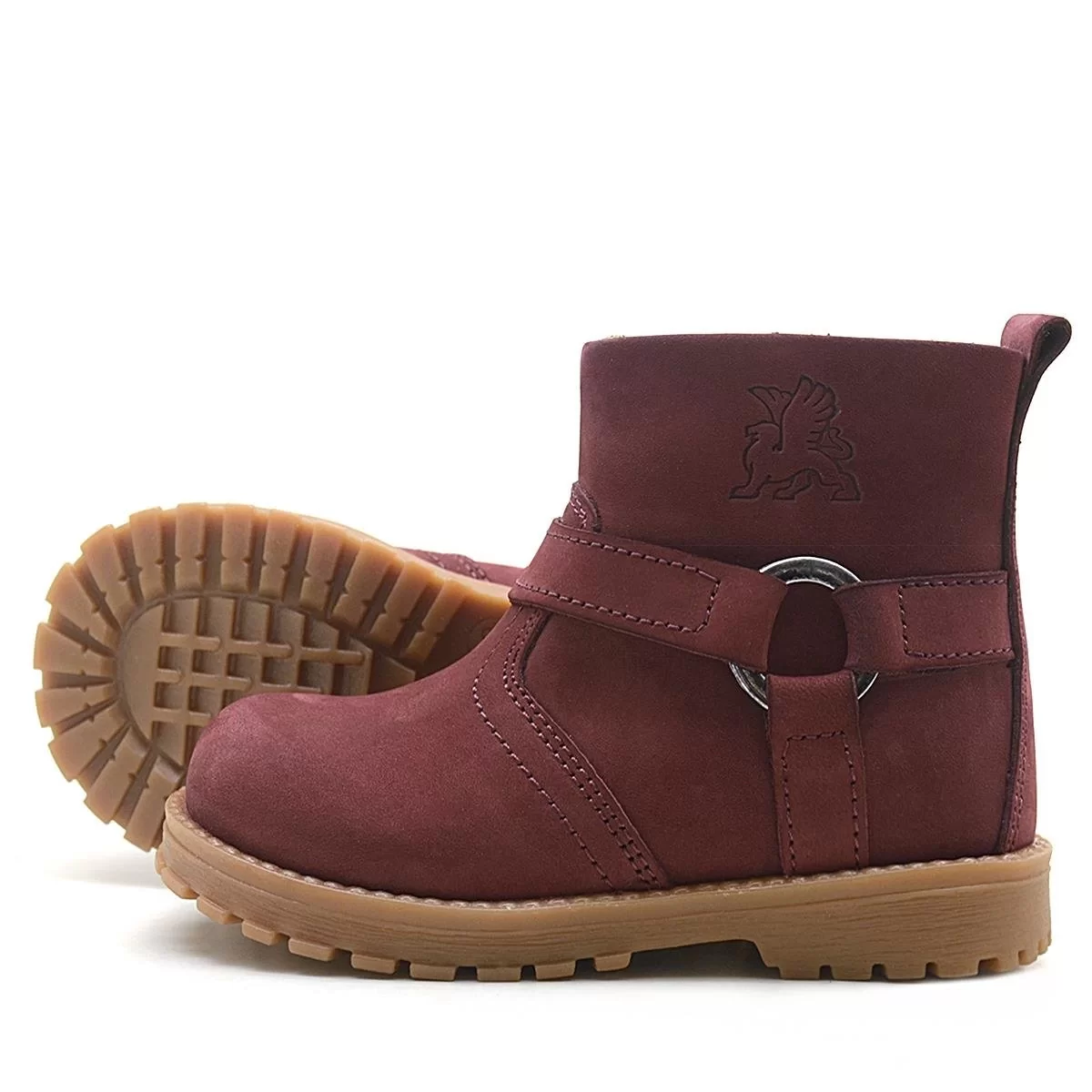 Rakerplus Chiron Hakiki Deri Fermuarlı Kürklü Unisex Bebek Bot