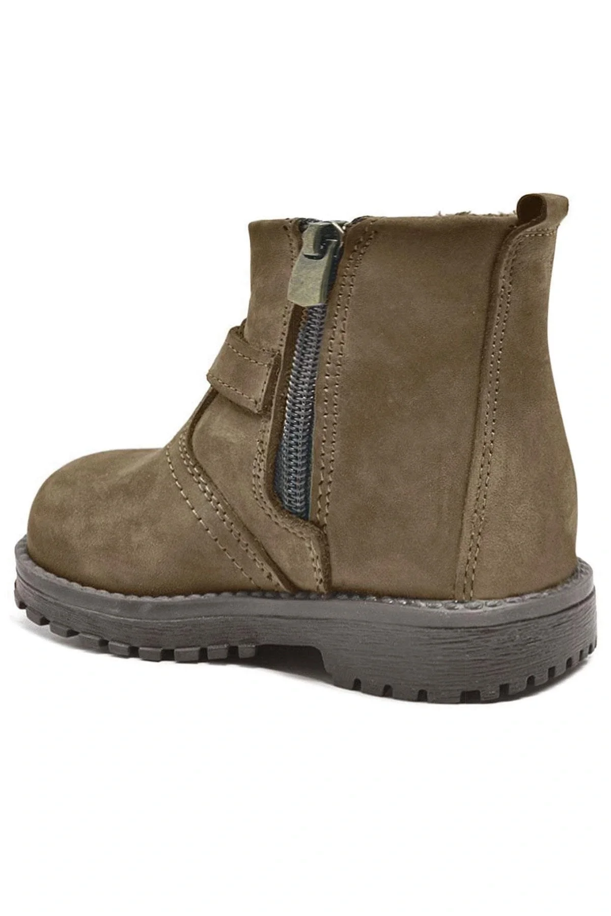 Rakerplus Chiron Hakiki Deri Kum Rengi Fermuarlı Bebek Çizme