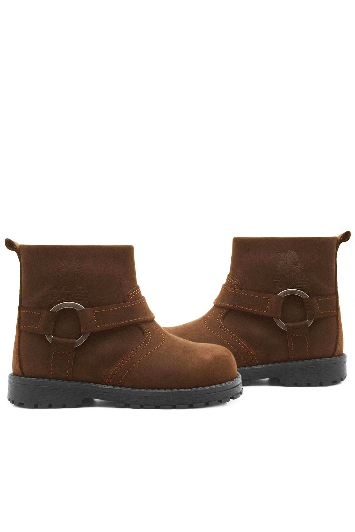 Rakerplus Chiron Hakiki Deri Tarçın Rengi Fermuarlı Bebek Çizme