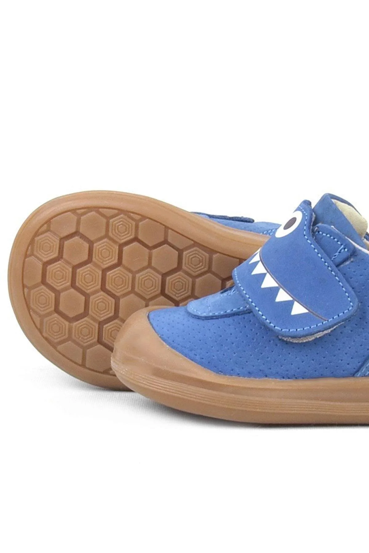 Rakerplus Dino Hakiki Deri Lacivert Yüksek Bilekli Bebek Ayakkabı