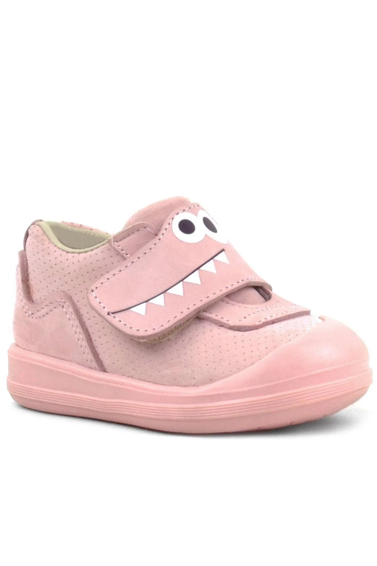 Rakerplus Dino Hakiki Deri Pudra Yüksek Bilekli Bebek Ayakkabı