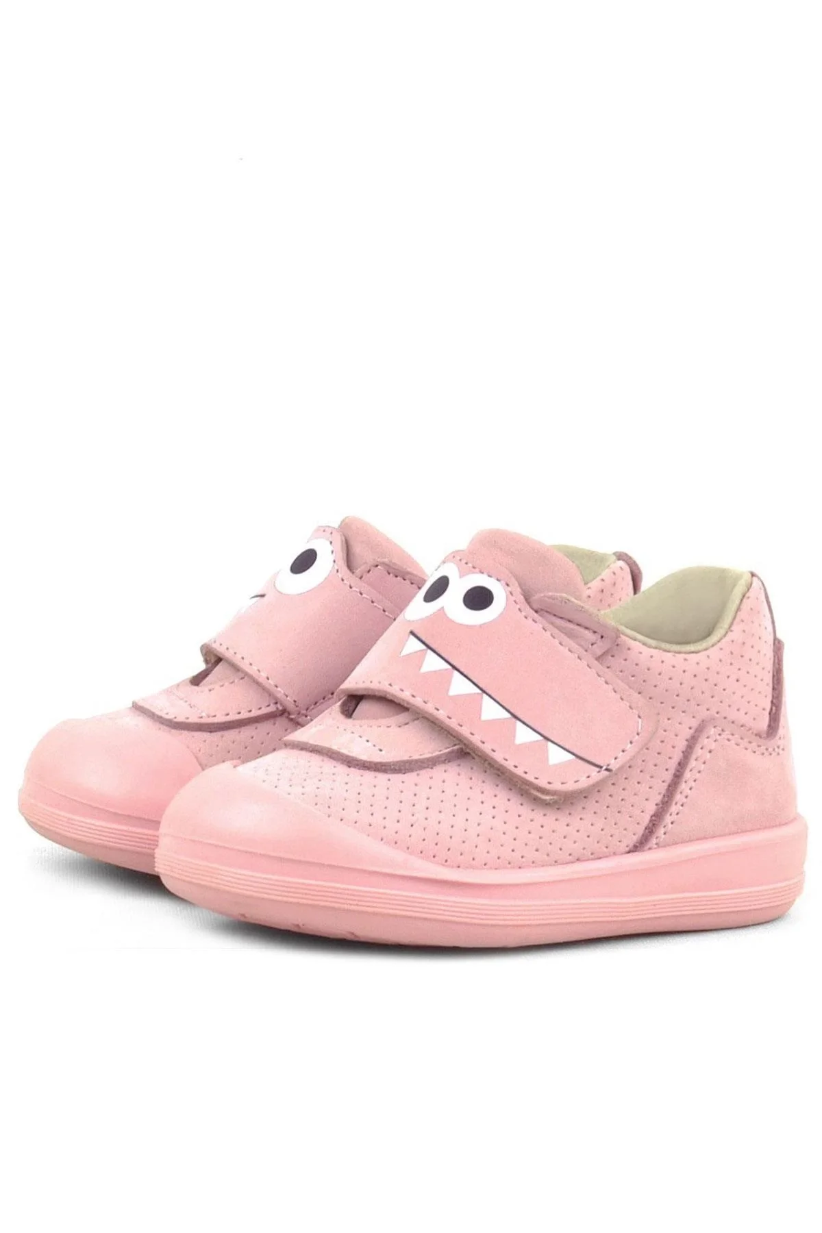 Rakerplus Dino Hakiki Deri Pudra Yüksek Bilekli Bebek Ayakkabı