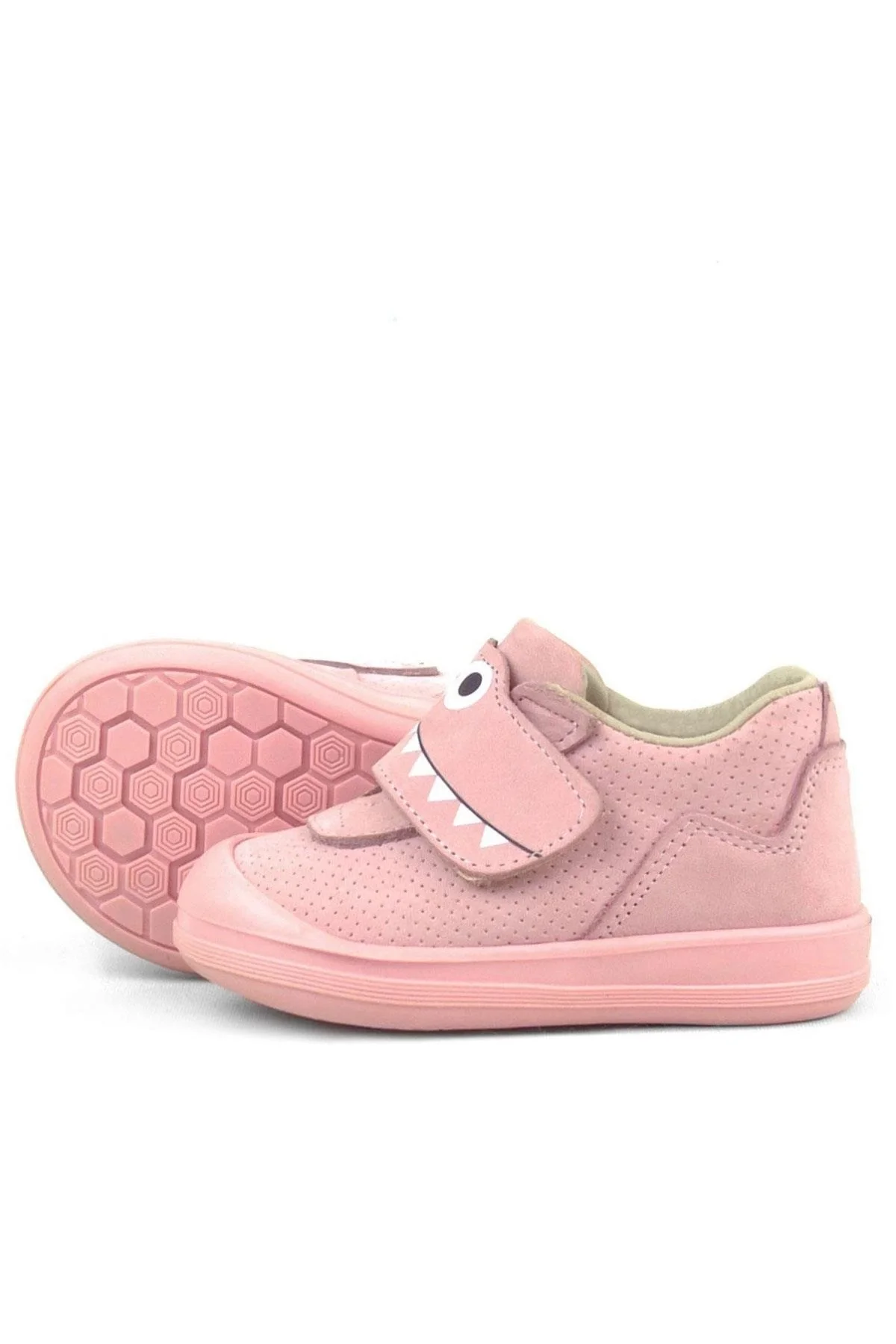 Rakerplus Dino Hakiki Deri Pudra Yüksek Bilekli Bebek Ayakkabı