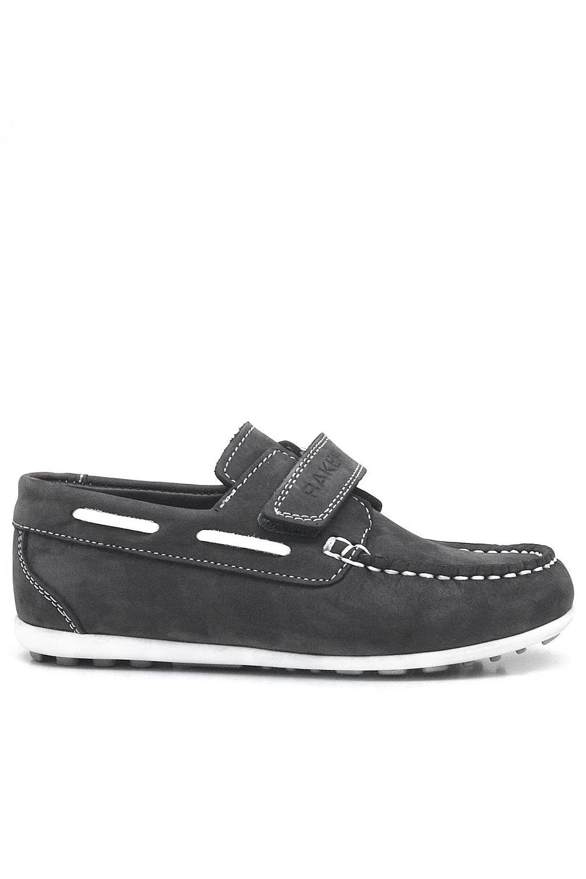 Rakerplus Feniks Hakiki Deri Gri Günlük Erkek Çocuk Ayakkabı