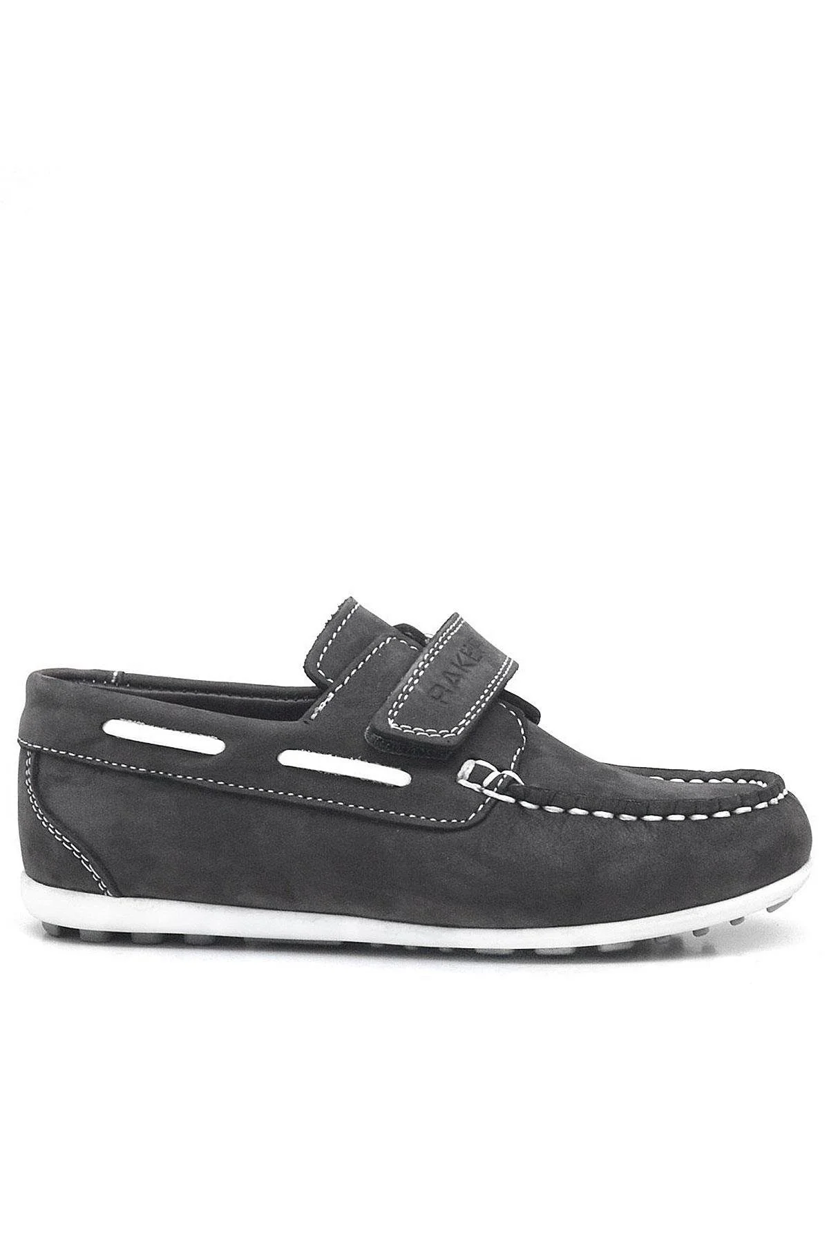 Rakerplus Feniks Hakiki Deri Gri Günlük Erkek Çocuk Ayakkabı