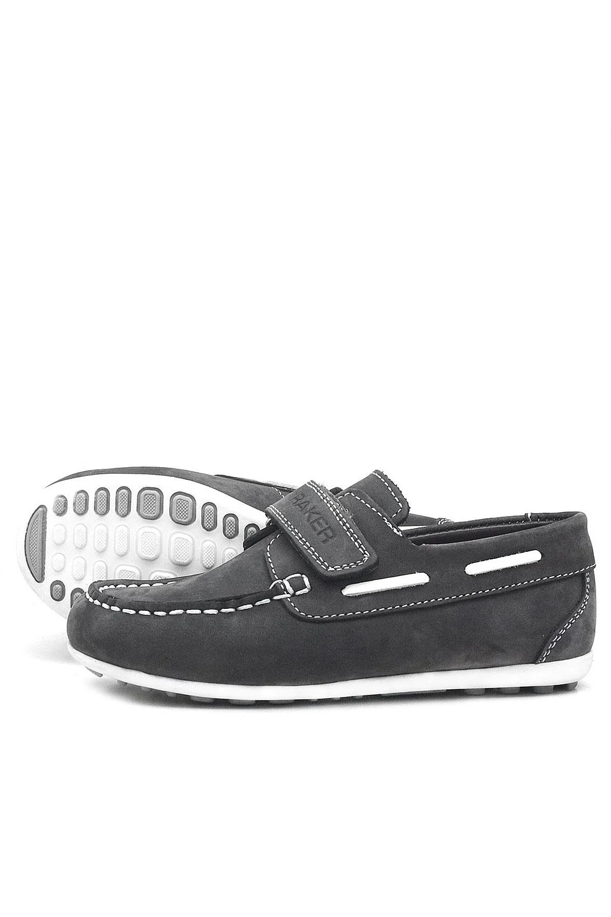 Rakerplus Feniks Hakiki Deri Gri Günlük Erkek Çocuk Ayakkabı